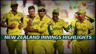 Australia vs New Zealand, ICC Cricket World Cup 2015 Final: New Zealand innings highlights